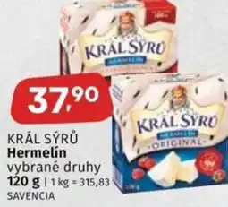 Coop KRÁL SÝRŮ Hermelín nabídka