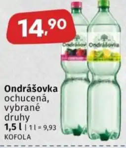 Coop Ondrášovka ochucená nabídka