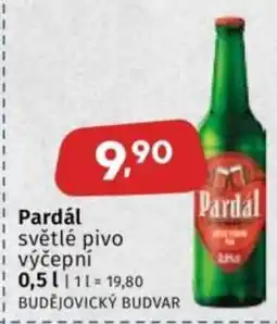 Coop Pardál světlé pivo výčepní nabídka