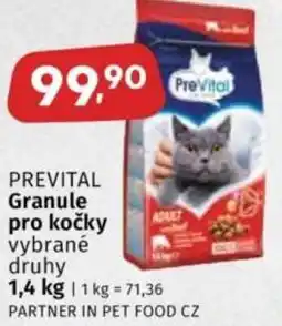 Coop PREVITAL Granule pro kočky nabídka
