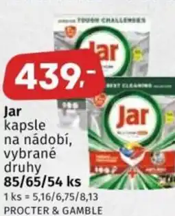 Coop Jar kapsle na nádobí nabídka