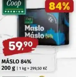 Coop Máslo 84% nabídka