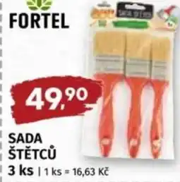 Coop FORTEL Sada štětců nabídka