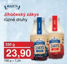PLUS JIP MADETA Jihočeský zákys nabídka