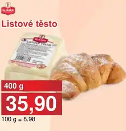 PLUS JIP Listové těsto nabídka