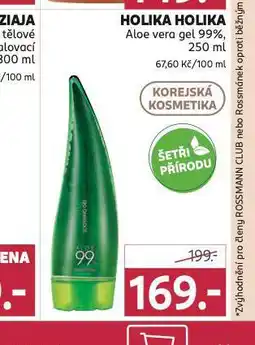 Rossmann Holika holika aloe vera gel nabídka