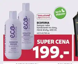 Rossmann Ecoforia šampon, kondicioner nabídka