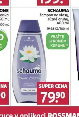 Rossmann Schauma šampon nabídka
