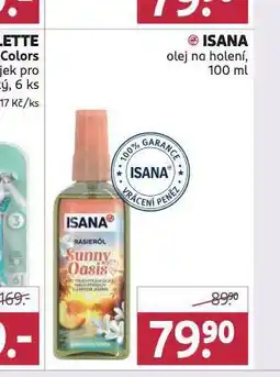 Rossmann Isana olej na holení nabídka