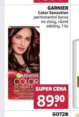 Rossmann Garnier color sensation permanentní barva na vlasy nabídka