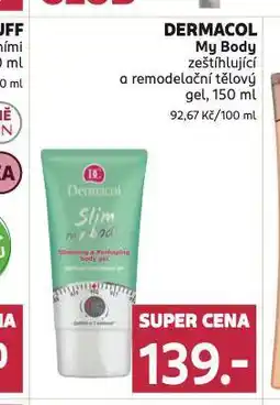 Rossmann Dermacol my body zeštíhlující tělový gel nabídka