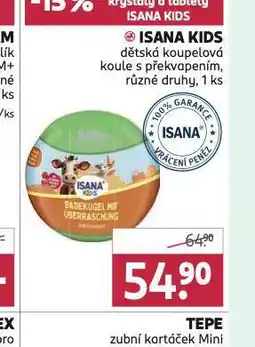 Rossmann Isana kids dětská koupelová koule nabídka