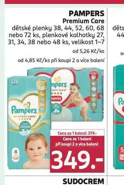 Rossmann Pampers dětské plenky nabídka