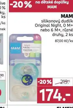 Rossmann Mam silikonový dudlík nabídka