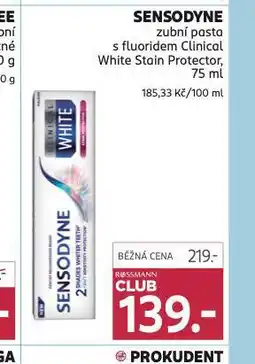 Rossmann Sensodyne zubní pasta nabídka