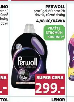 Rossmann Perwoll prací gel nabídka