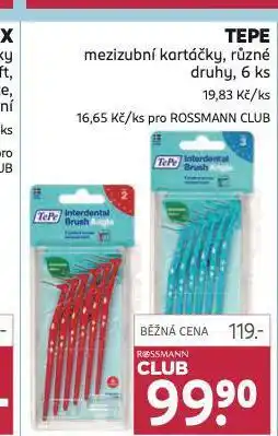 Rossmann Tepe mezizubní kartáčky nabídka