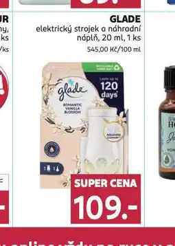 Rossmann Glade elektrický strojek a náhradní náplň nabídka