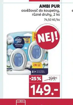 Rossmann Ambi pur osvěžovač do koupelny nabídka