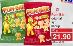 PLUS JIP Pom Bär original, sýr, kečup nabídka