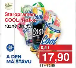 PLUS JIP Staropramen COOL nealko nabídka
