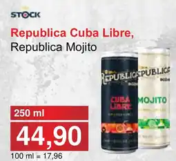 PLUS JIP Republica Cuba Libre, Republica Mojito nabídka