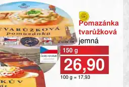 PLUS JIP Pomazánka tvarůžková jemná nabídka