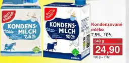 PLUS JIP Kondenzované mleko 7.5%, 10% nabídka