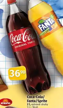 COOP TIP Coca-Cola/ Fanta/Sprite nabídka