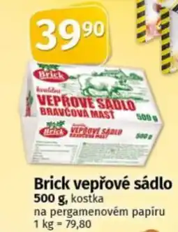 COOP TIP Brick vepřové sádlo nabídka