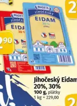 COOP TIP Madeta Jihočeský Eidam 20%, 30% nabídka