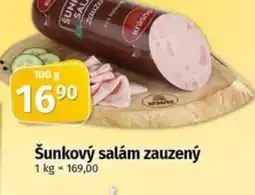 COOP TIP Šunkový salám zauzený nabídka