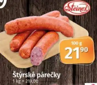 COOP TIP Štýrské párečky nabídka