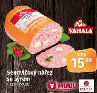 COOP TIP Sendvičový nářez se sýrem nabídka
