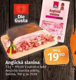 COOP TIP Anglická slanina nabídka