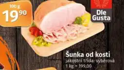 COOP TIP Šunka od kosti nabídka