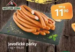 COOP TIP Javořické párky nabídka