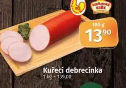 COOP TIP Kuřecí debrecínka nabídka