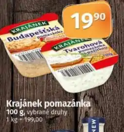 COOP TIP Krajánek pomazánka nabídka