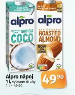 COOP TIP Alpro nápoj nabídka