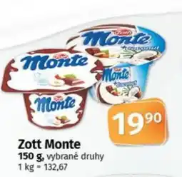 COOP TIP Zott Monte nabídka