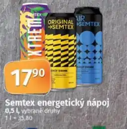 COOP TIP Semtex energetický nápoj nabídka