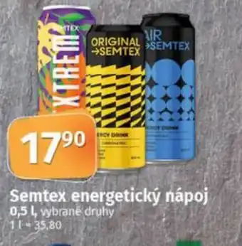 COOP TIP Semtex energetický nápoj nabídka