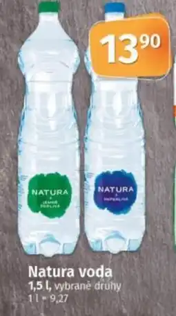 COOP TIP Natura voda nabídka