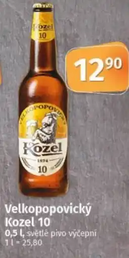 COOP TIP Velkopopovický Kozel 10 nabídka