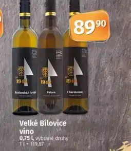 COOP TIP Velké Bílovice víno nabídka