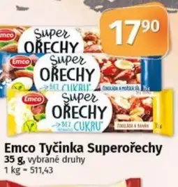 COOP TIP Emco Tyčinka Superořechy nabídka