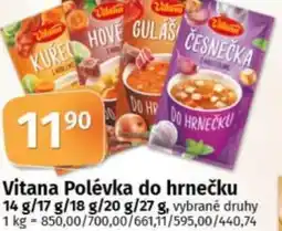 COOP TIP Vitana Polévka do hrnečku nabídka