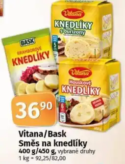 COOP TIP Vitana/Bask Směs na knedlíky nabídka