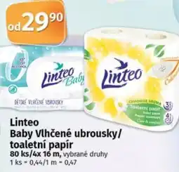 COOP TIP Linteo Baby Vlhčené ubrousky/ toaletní papír nabídka